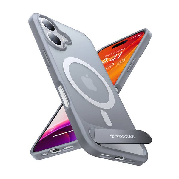 Etui Torras Pstand Series do iPhone 16 Plus (Titanium gray) zdjęcie 1