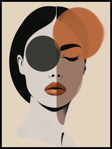 Plakat 60x80cm Dwie Strony Piękna na Arena.pl