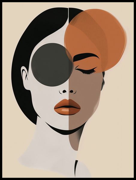 Plakat 60x80cm Dwie Strony Piękna zdjęcie 2
