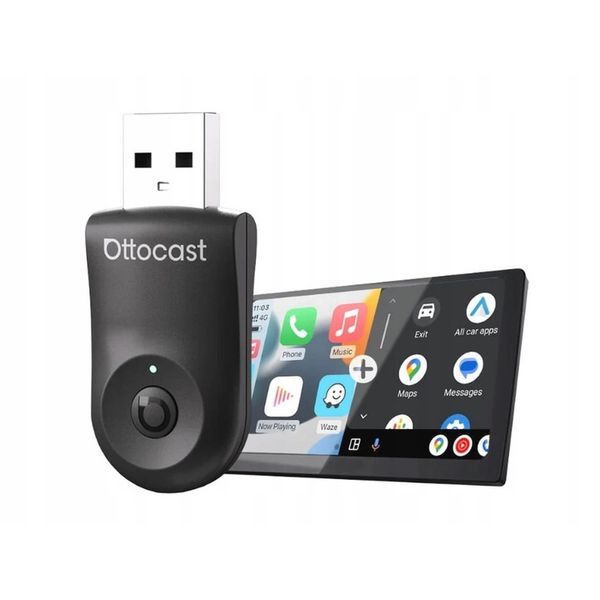 Ottocast Mini 2w1 Bezprzewodowy CarPlay / Android Auto Adapter CA505-T zdjęcie 5