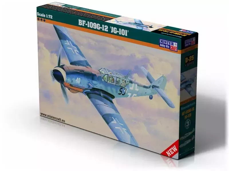 BF-109G-12 JG-101, D-25, 1:72 zdjęcie 1