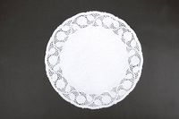 SERWETKI PAPIEROWE DEKORACYJNE OKRĄGŁE 33CM 12SZT KAJM