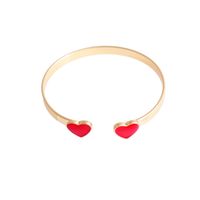 bransoletka z dwoma sercami (b22/zim/46au)