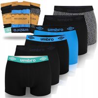 UMBRO Bokserki Męskie Zestaw 6 Sztuk Wzór Kolor Mix Bawełna Rozmiar XL