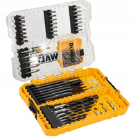 DeWALT ZESTAW 57 el DO WIERCENIA I WKRĘCANIA DO DREWNA BITY WIERTŁA DT70768