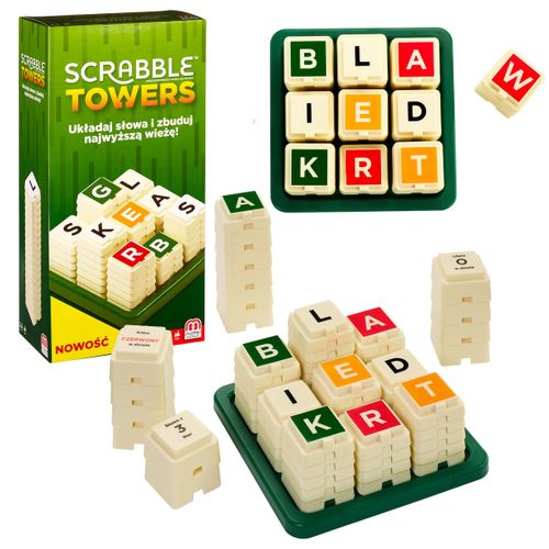MATTEL GRA Scrabble Towers GDJ16 na Arena.pl