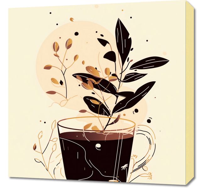 Obraz 60x60cm Jesienna Donica zdjęcie 1