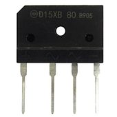 D15XB80 mostek prostowniczy jednofazowy Graetza 800V 15A płaski