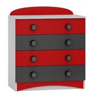 SUPER CAR N1 komoda dla dziecka 80x47 w.95