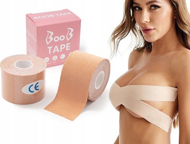 BOOB TAPE TAŚMA UNOSZĄCA MODELUJĄCA BIUST DEKOLT zdjęcie 3