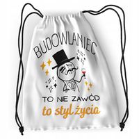 Plecak Dla Budowlańca Sportowy Szkolny Worek Torba Z Nadrukiem Ze Zdjęciem