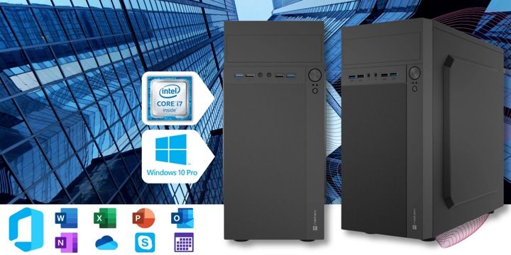 Komputer Stacjonarny Intel Core i7 16GB 1000GB SSD Win 10 DVD WiFi Szybki zdjęcie 16