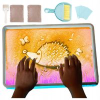 STOLIK LED DO MALOWANIA PISAKIEM 7 KOLORÓW ZABAWKA SENSORYCZNA NA PREZENT