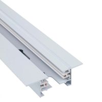 Szynoprzewód sufitowy 2m PROFILE RECESSED TRACK 9014 Nowodvorski 1-fazowa podtynkowa listwa 230V biała