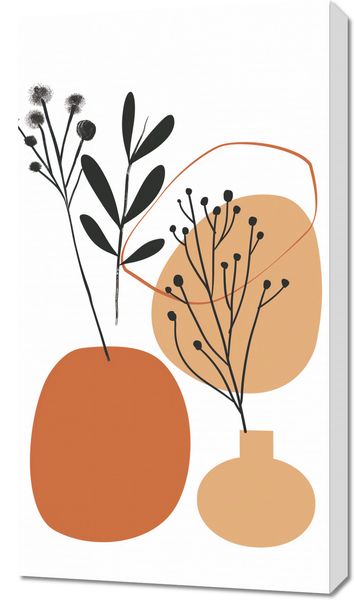 Obraz 50x90cm Botaniczny Pastel zdjęcie 1