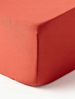 Prześcieradło z satyny bawełnianej z gumką Comfort 90 x 200 x 35cm