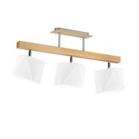 3-płomienny plafon do kuchni MIRAMAR z regulacją