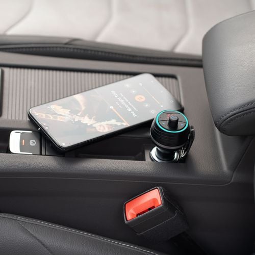 Transmiter FM Bluetooth 5.0 2xUSB SD ładowarka QC na Arena.pl