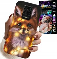 ETUI DO XIAOMI NOTE 9 PRO / 9S - SŁODKI LISEK ZWIERZĘTA LEŚNE CASE +SZKŁO