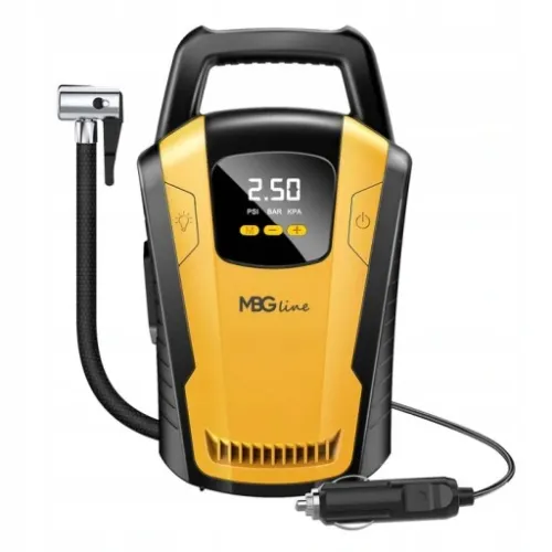 KOMPRESOR SAMOCHODOWY Pompka Sprężarka 12V LED LCD na Arena.pl