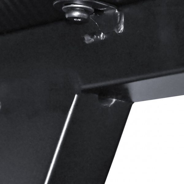 Emaga Biurko do komputera dla gracza BITUXX czarne komputerowe MDF solidne zdjęcie 9