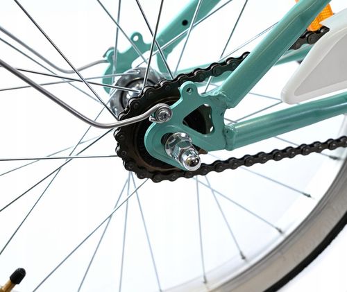 ROWER DLA DZIEWCZYNKI 20 CALI ROWEREK DZIECIĘCY MIĘTOWY BŁOTNIKI ODBLASKI na Arena.pl