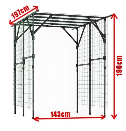 pergola prostokątna dach 150x200x197cm na Arena.pl