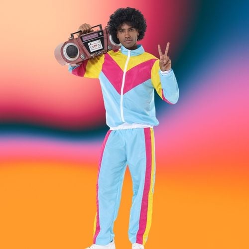 STRÓJ LATA 80 90 DISCO PRZEBRANIE DRES ORTALIONOWY RETRO FITNESS L 176 na Arena.pl