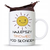 Dla Tirowca Kierowcy Kubek Najlepszy Pod Słońcem Z Nadrukiem Ze Zdjęciem