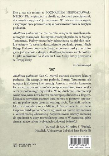 Modlitwa psalmami – Nan C. Merrill - oprawa twarda na Arena.pl