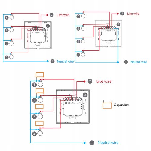 Inteligentny Przełącznik 2 Kanały Opcjonalna Żyła N ZigBee TUYA Smart Life na Arena.pl