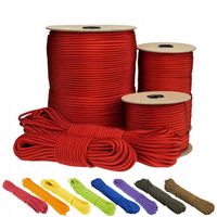 Linka EDCX 4mm Paracord 550 - (Red, 50 m)