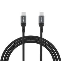 kabel przewód z oplotem l3cc usb-c - usb-c 60w 1.2m - czarny