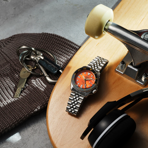 ZEGAREK MĘSKI SEIKO 5 SPORTS SSK005K1 GMT AUTOMAT WR100 + BOX na Arena.pl