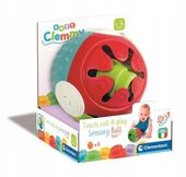 CLEMENTONI PIŁKA SENSORYCZNA z klockami clemmy mięciutkie pachnące +6 m-cy