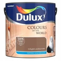 DULUX ŚWIATA FARBA LATEKSOWA ŚCIENNA Indyjski Palisander 2,5L