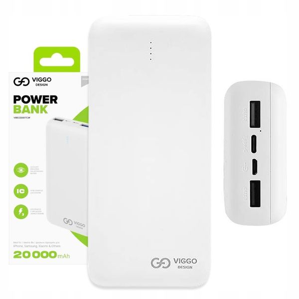 POWER BANK 20000MAH PD 4xUSB QC SZYBKI POJEMNY zdjęcie 1