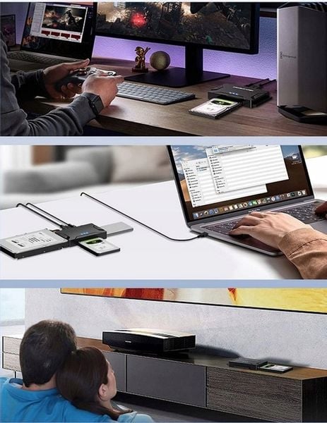 Adapter MOSTEK Dysków USB 3.0 SATA IDE 2,5 3,5 " zdjęcie 7