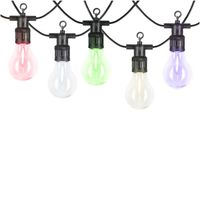 Lampki choinkowe żarówki 20 Led oświetlenie zewnętrzne girlanda 13 m multikolor