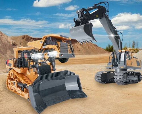 SPYCHACZ RC BULDOŻER ZDALNIE STEROWANY PILOT MASZYNA BUDOWLANA KOPARKA na Arena.pl