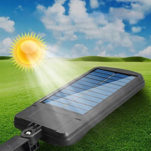 LAMPA SOLARNA LED Z CZUJNIKIEM RUCHU ZMIERZCHU COB na Arena.pl