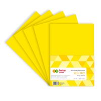 ARKUSZE PIANKOWE A4 5 SZT YELLOW HAPPY COLOR