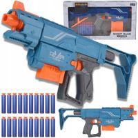 BEZPIECZNA WYRZUTNIA AUTOMATYCZNA NA MIĘKKIE STRZAŁKIPIANKI KARABIN ZABAWKA