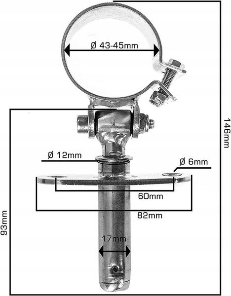 Dulki John Paddle Profi gniazdo proste (2 szt.) zdjęcie 1