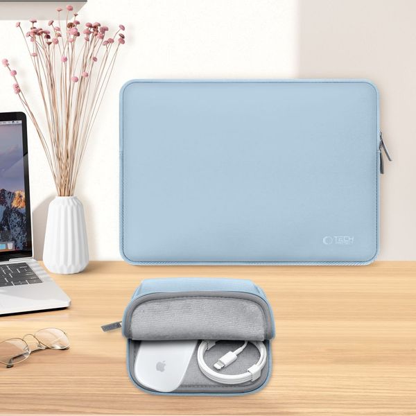 tech-protect neoslim laptop 13-14 winter blue zdjęcie 6