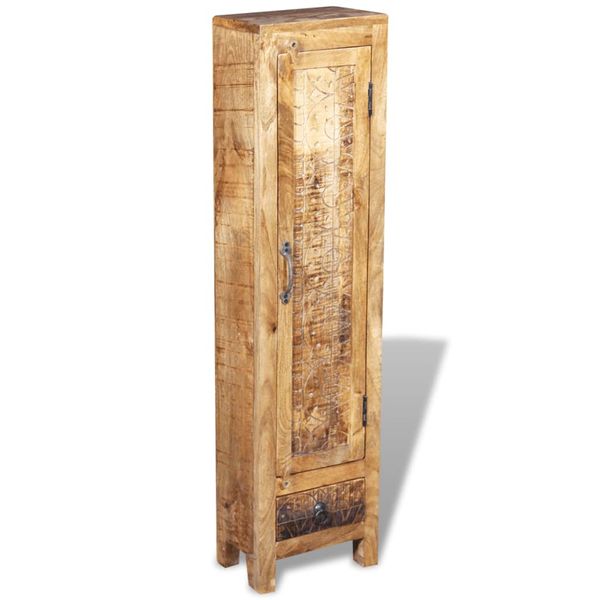 Szafka pod umywalkę, lustro, 2 szafki boczne, drewno mango zdjęcie 7