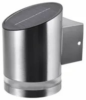 Kinkiet solarna lampa wykonana ze stali nierdzewnej 90mm