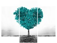 OBRAZ TREE OF LOVE MIŁOŚĆ SERCE PRZYRODA