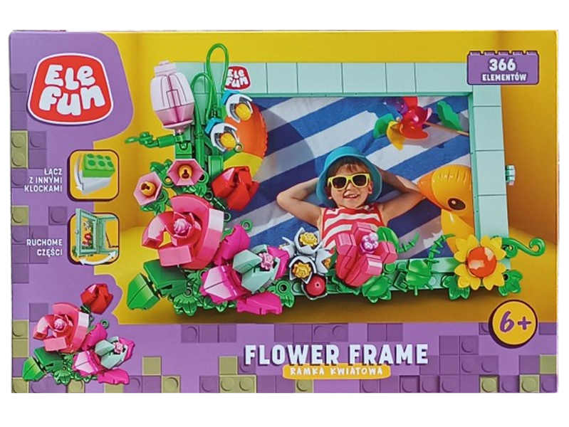 Klocki Elefun - Flower Frame - Ramka kwiatowa 8826 zdjęcie 5
