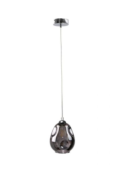 Lampa wisząca 1xE27 LOKI SILVER zdjęcie 1